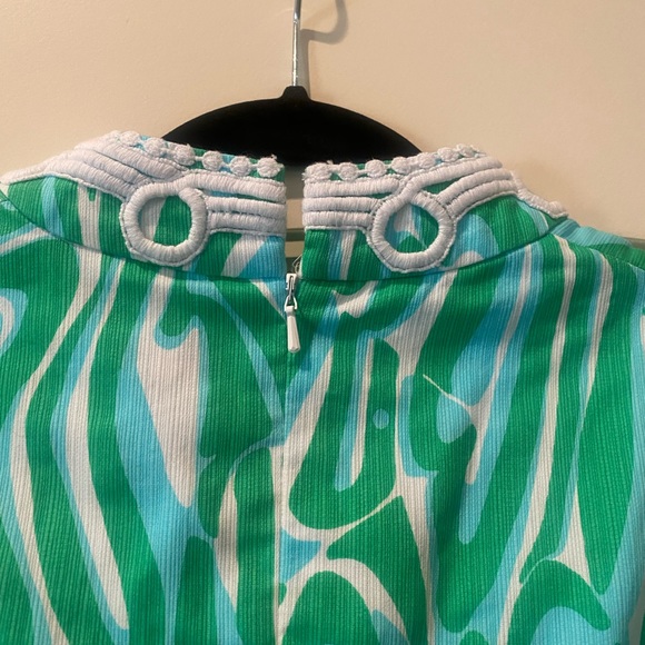 Lilly Pulitzer Green and White Dress - Picture 6 of 7